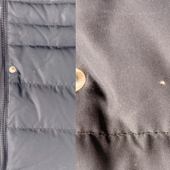 Avenue plus Petite Black Elongated Puffer Jacket fleece medium - Picture 8 of 8